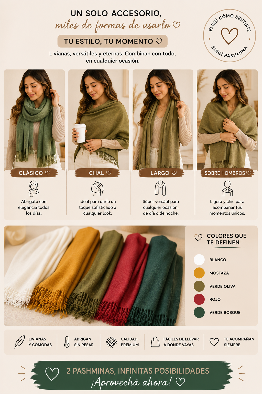 Pashmina 2x1 – Súper Abrigadas