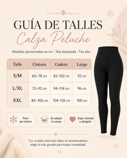 Calza Peluche Térmica Premium 2x1