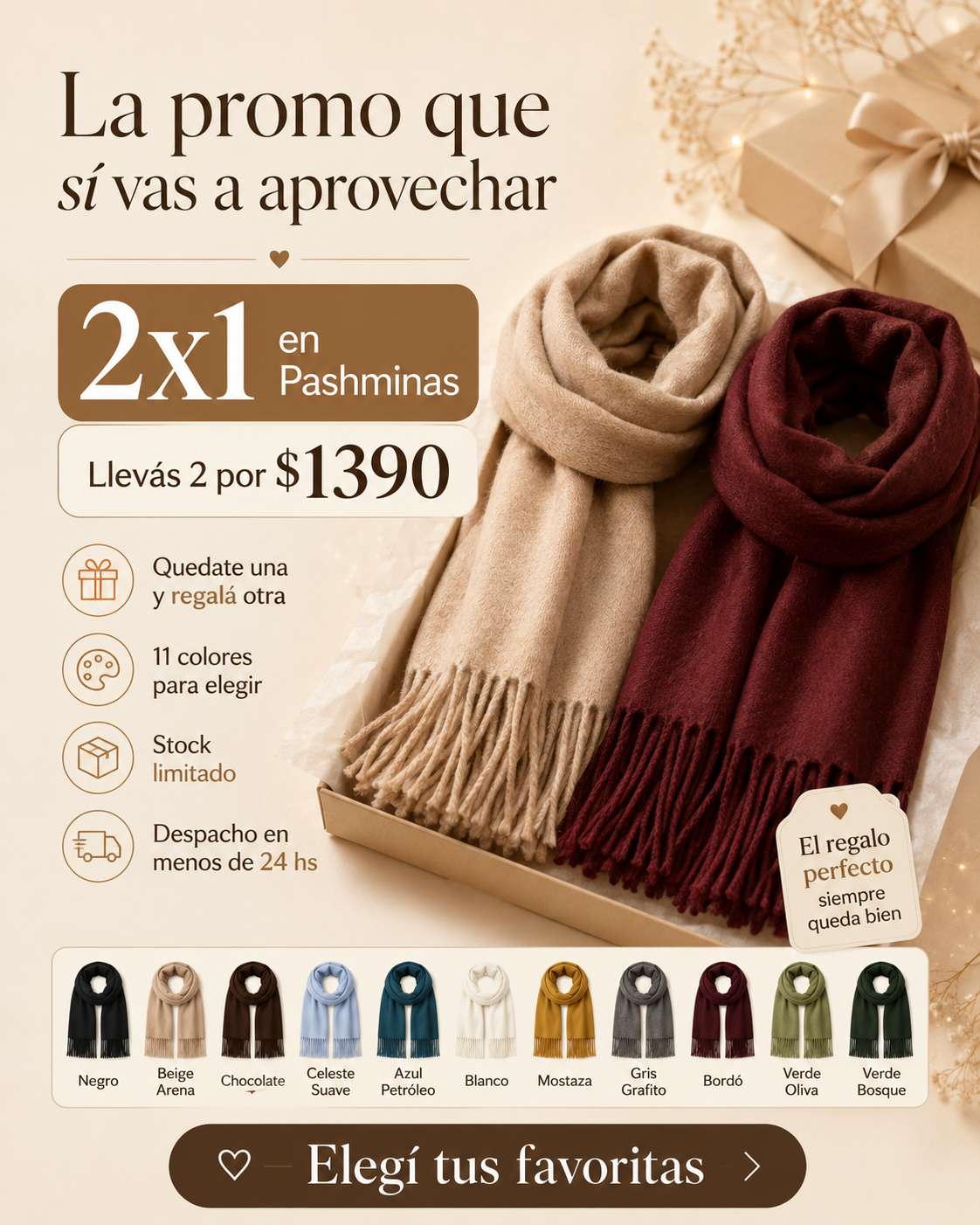 Pashmina 2x1 – Súper Abrigadas