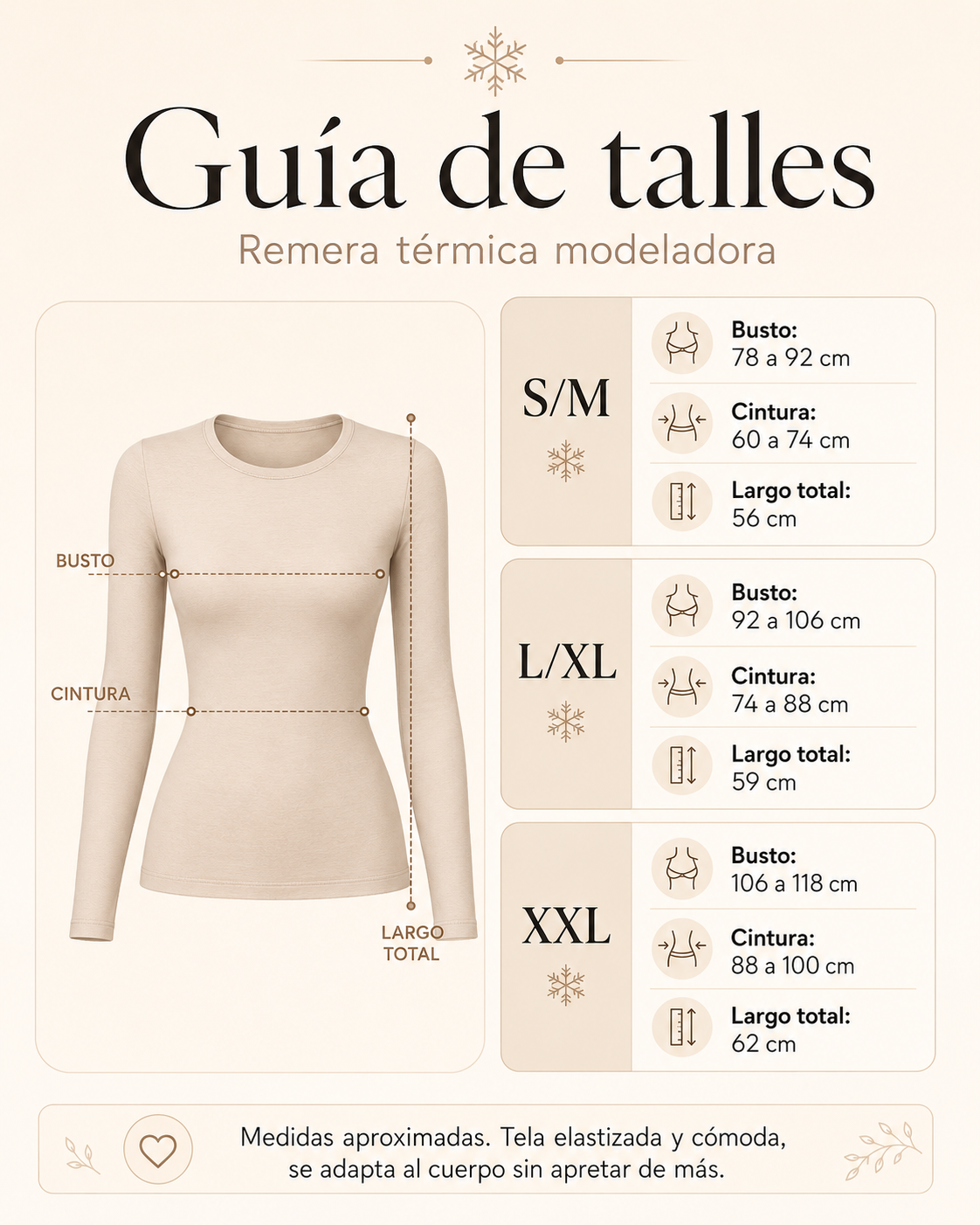 3x1 Térmicas Modeladoras – Moldea y abriga