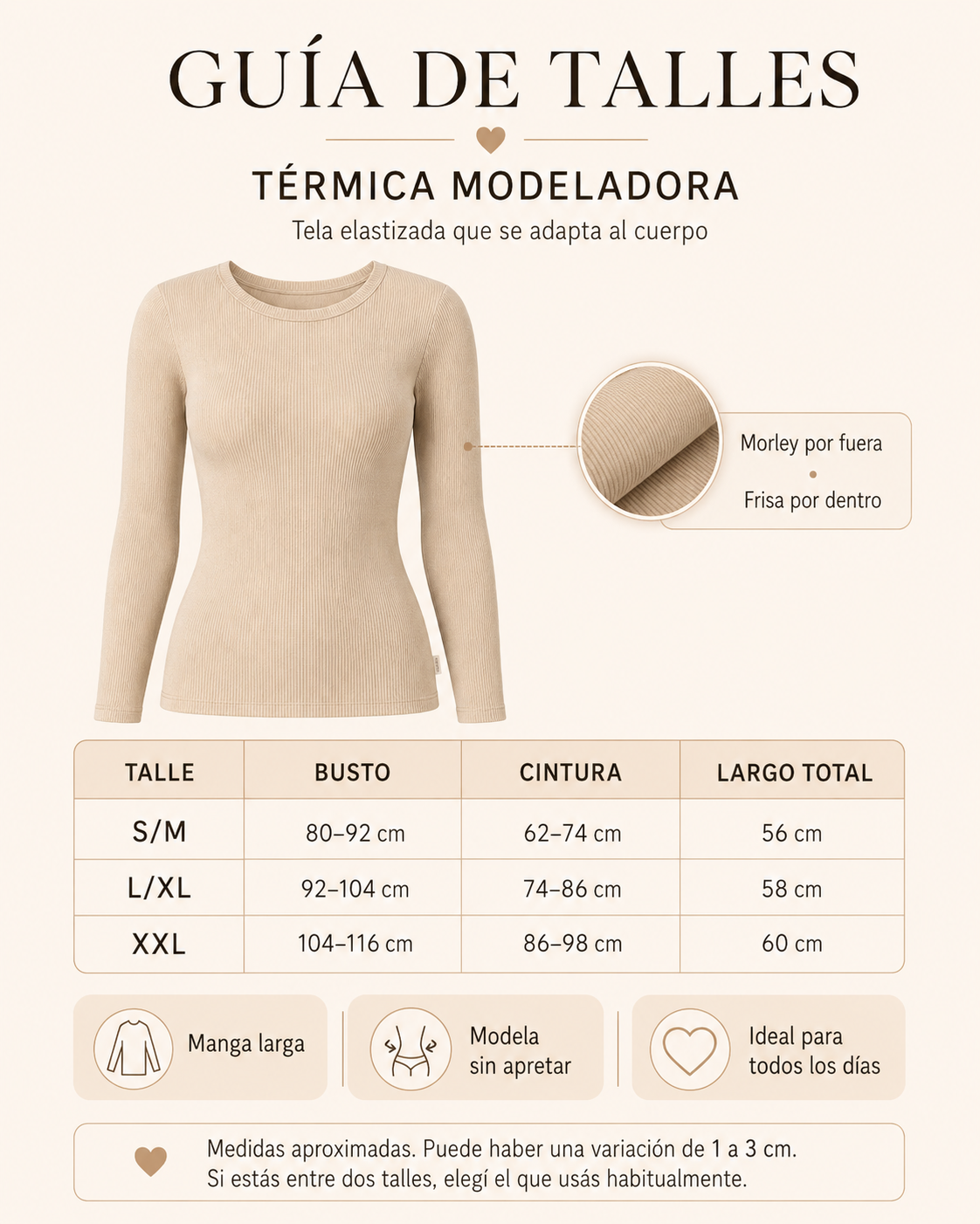 3x1 Térmicas Modeladoras – Moldea y abriga