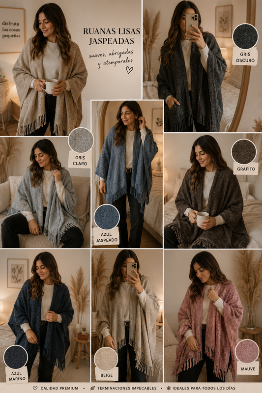 2x1 Ruana Invierno Premium (Stock Limitado)